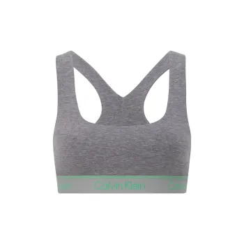CALVIN KLEIN Moving The Gravitational Band Bra Women's Hero Gray