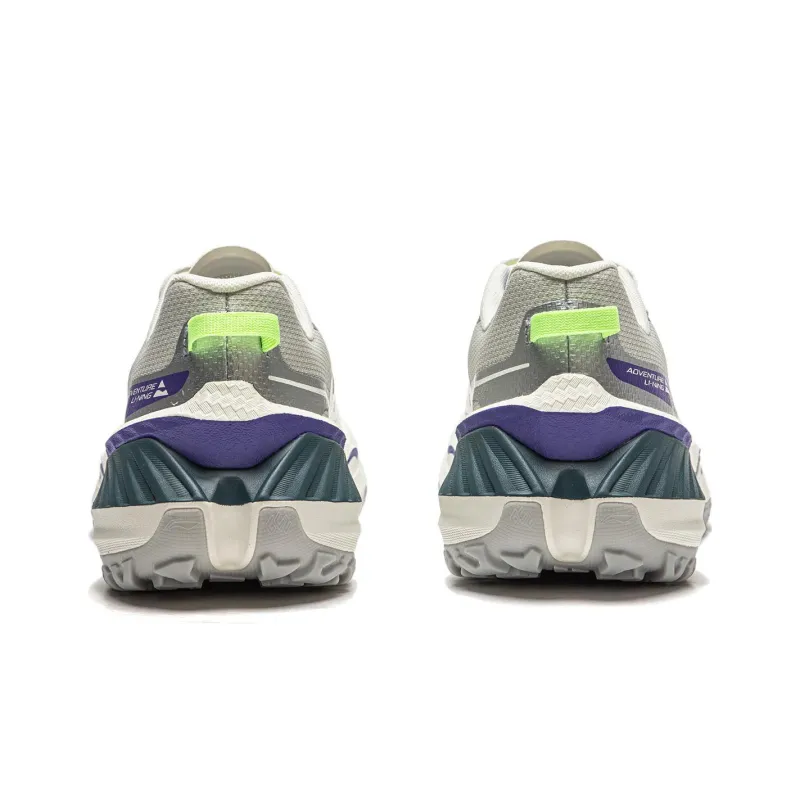 LiNing Dilu Cushioning Anti Slip And Wear Resistant Low Top Running Shoes Men's Silver Gray-5