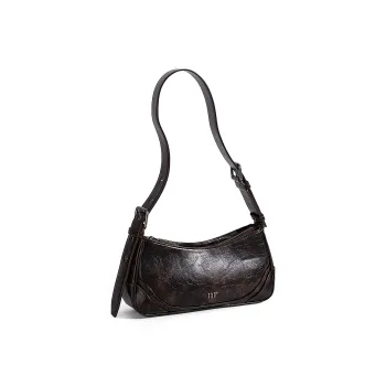 MQ&DR PU Crescent Bag Shoulder Bag Regular Women's Rose/Raspberry/Black/Ecru