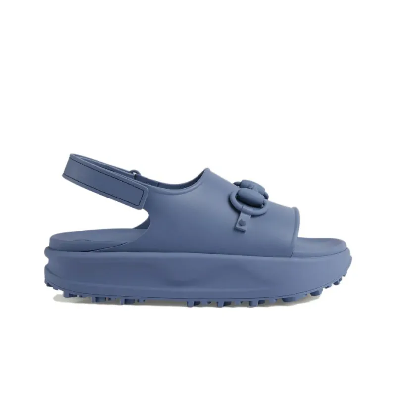 GUCCI Horsebit Flatform Sandal 'Blue'-1