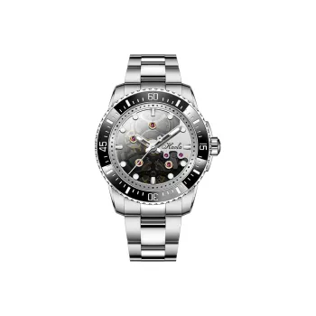 HaofaTourbillon Automatic Mechanical Movement Stainless Steel Watchband Watch Men's Watches Black Dial