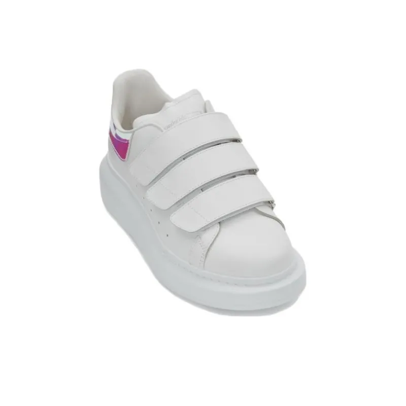 Alexander McQueen Oversized Sneaker 'White Iridescent' Women's-2