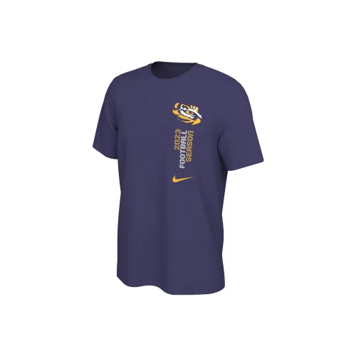 Nike LSU T-Shirts Men Purple