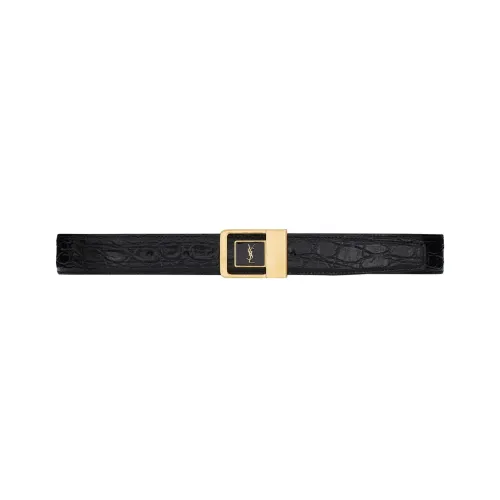 SAINT LAURENT La 66 Buckle suede