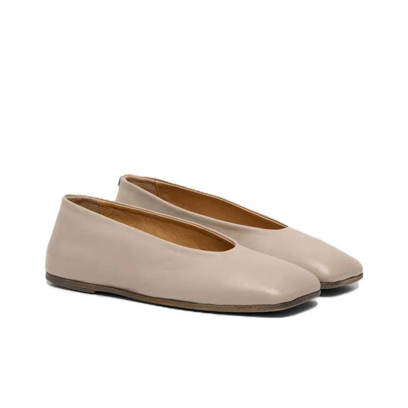 Marsèll Coltellaccio Leather Ballerina Shoes-2