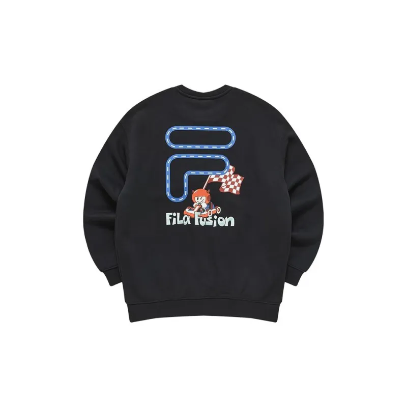 FILA FUSION Sweatshirt Unisex Black-1