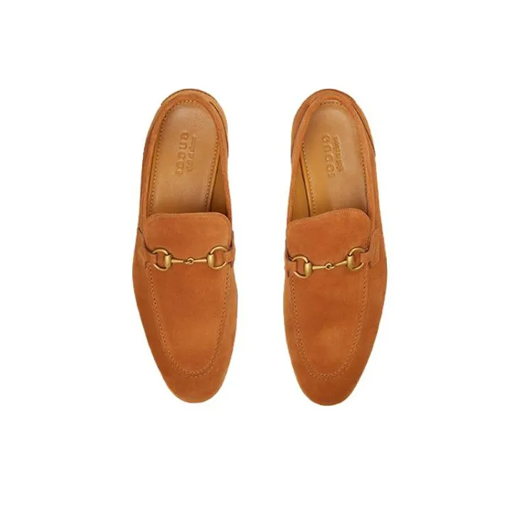 GUCCI Jordaan Suede Loafers-3