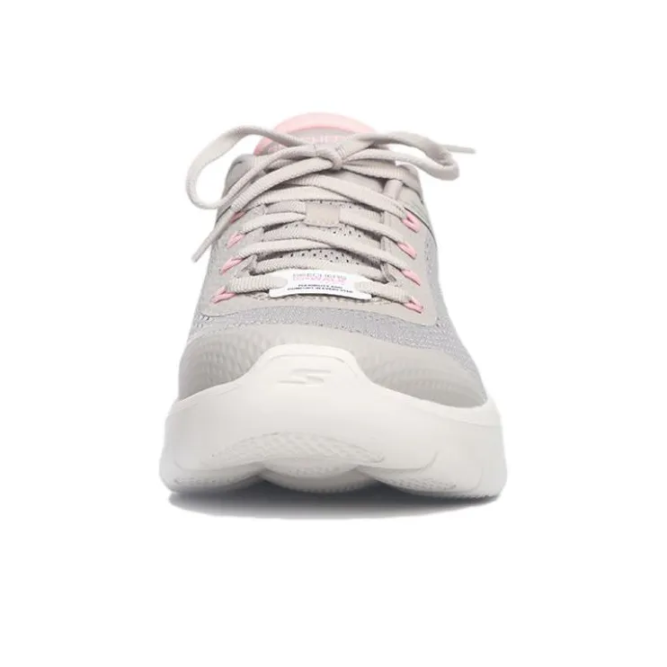 Skechers Go Walk Fle Anti Slip Wear Resistant Low Top Running Shoes Women's Gray-2