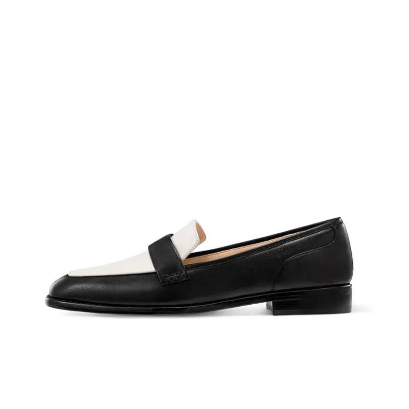 7or9 Oreo Cookies Loafers 3cm Women's Black White-0