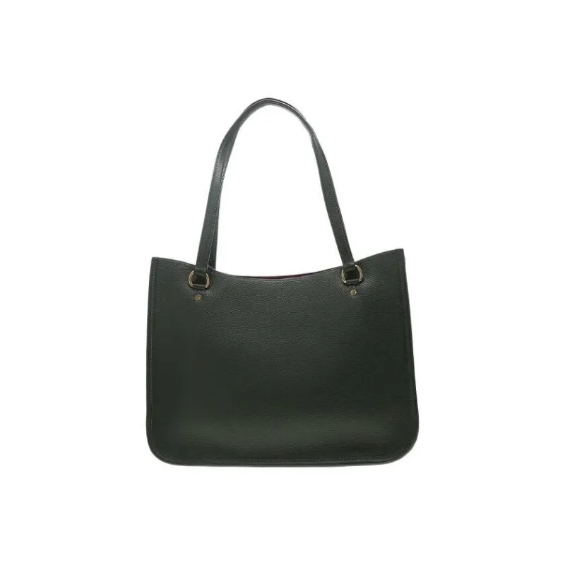COACH Tyler Polished Litchi Grain Leather Tote Bag Shopping Bag Shoulder Bag Handbag Large Size Women's Jasper-2