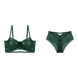 Clothing Sets (Emerald Green Bra+Underpants)