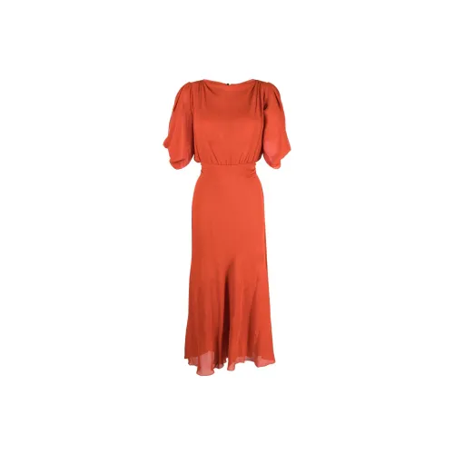 Petar Petrov Short-Sleeved Dresses Women's Carrot Orange