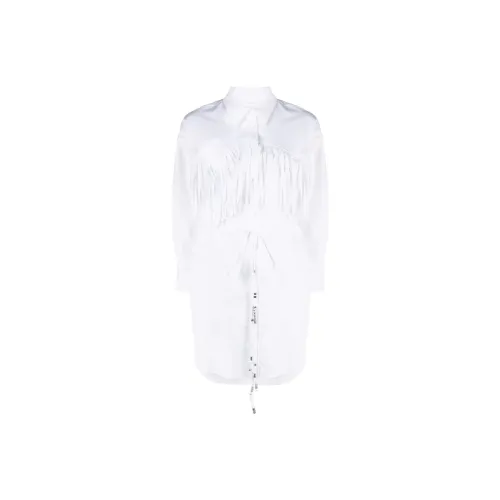 Dondup Fringed Short Dress