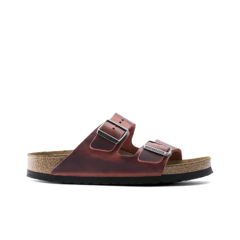Birkenstock Arizona Soft Footbed EVA Abrasion-Resistant Slide Slippers Unisex Earth Red-1