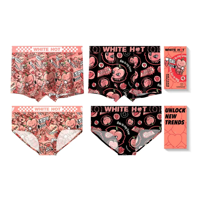 WHITE HOT Unisex Underpants-6
