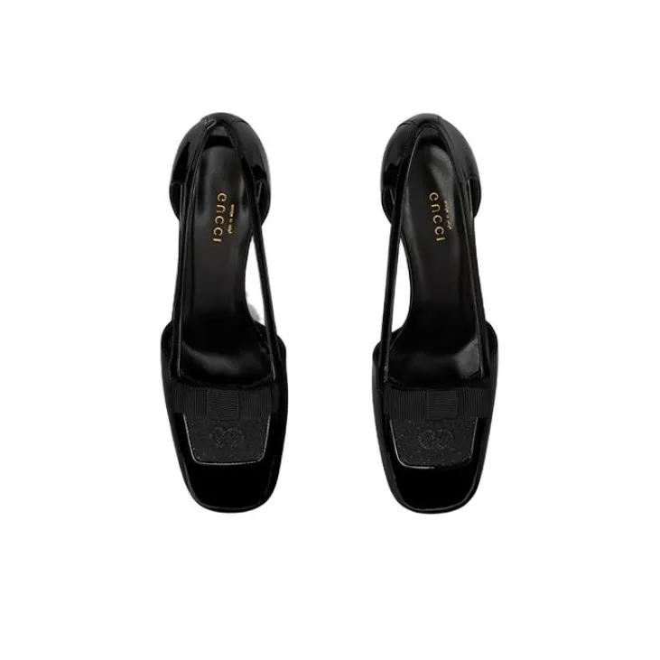 GUCCI Double G Women's Casual Shoes Women's Black-3