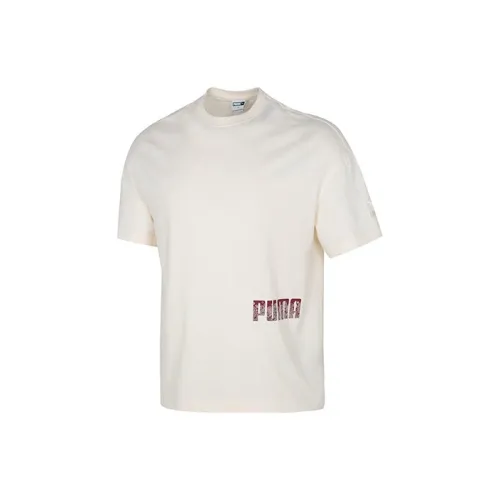 PUMA T-Shirts Men Off White