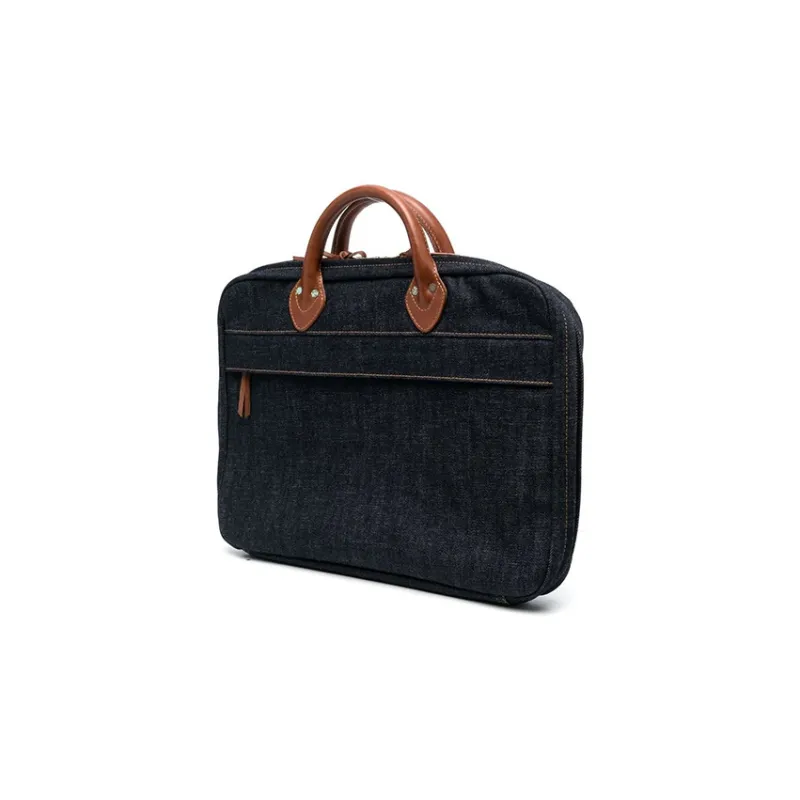 Ralph Lauren RRL Denim Laptop Briefcase-1
