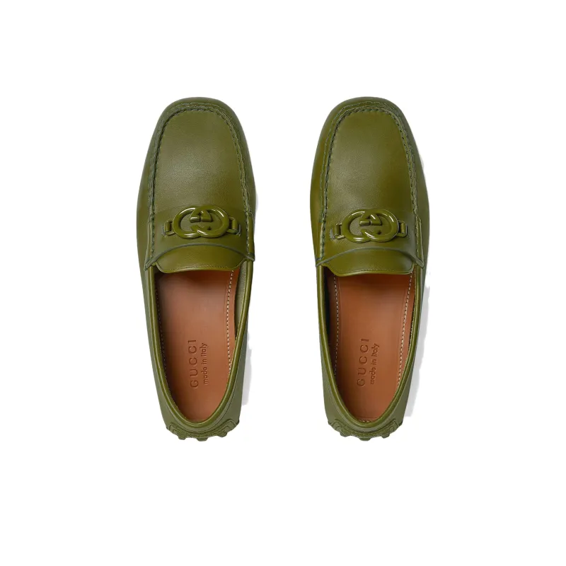 GUCCI Interlocking G Driver Green-3