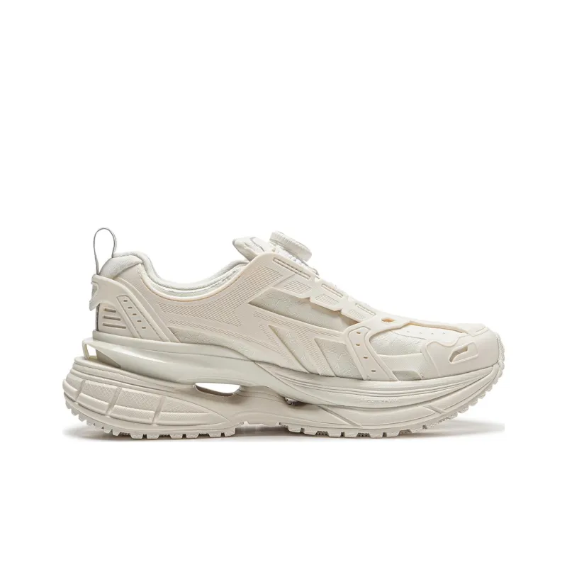 LiNing Project* STARLIT Anti Slip Wear Resistant Low Top Casual Shoes Women's Ecru-1