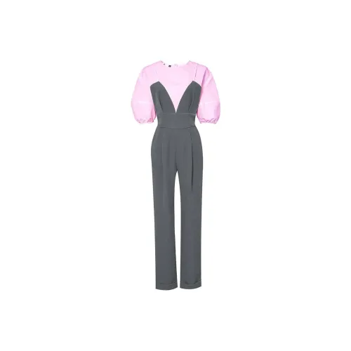 Duffy fashion Bodysuits Women's Shell Pink+Dark Gray