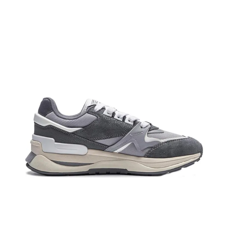 LiNing 001 Innocence V2 Innocent V2 Anti-Slip Wear-Resistant Low-Top Casual Shoes Iron Asphalt Gray-1