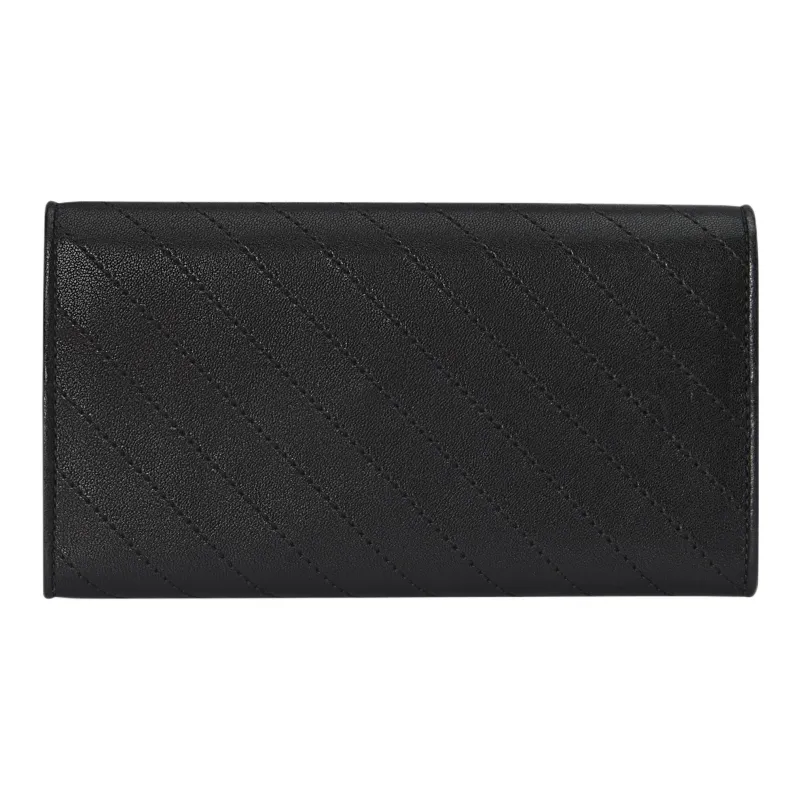 GUCCI Blondie Leather Wallet Women's Black-2