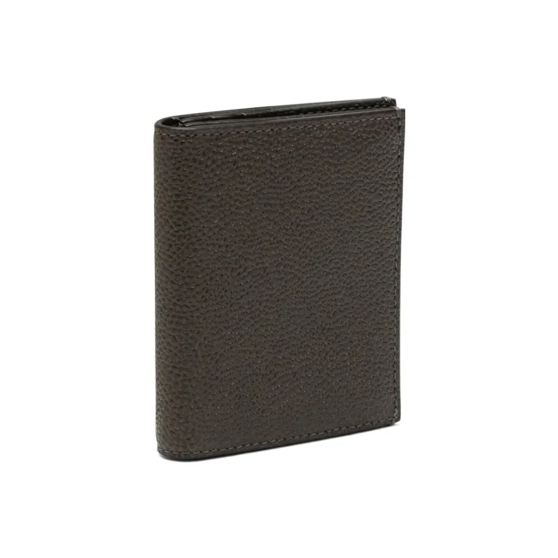 THOM BROWNE Pebbled Folded Wallet-2