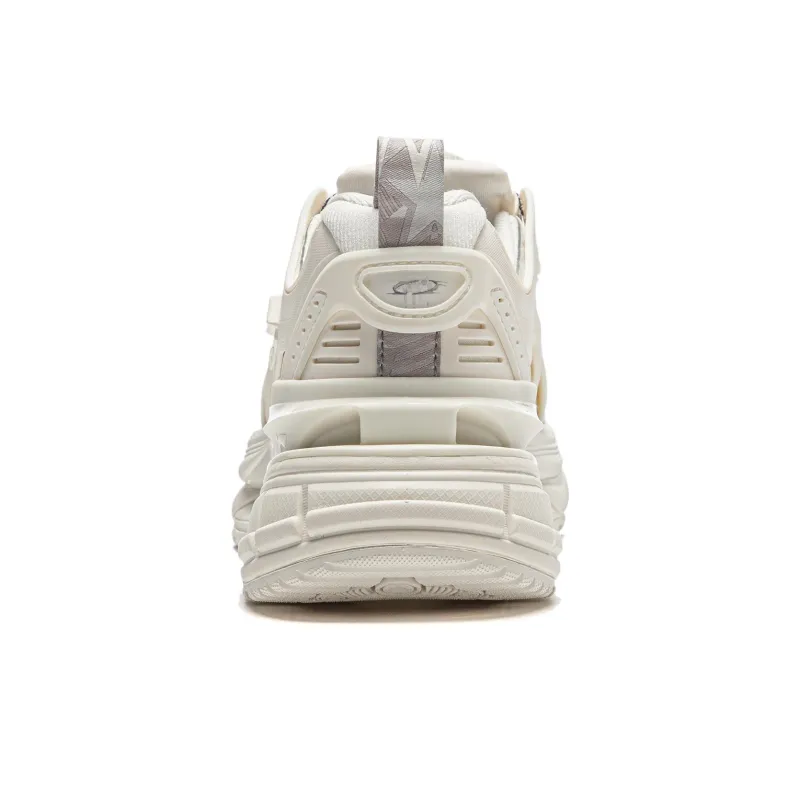 LiNing Project* STARLIT Anti Slip Wear Resistant Low Top Casual Shoes Women's Ecru-4