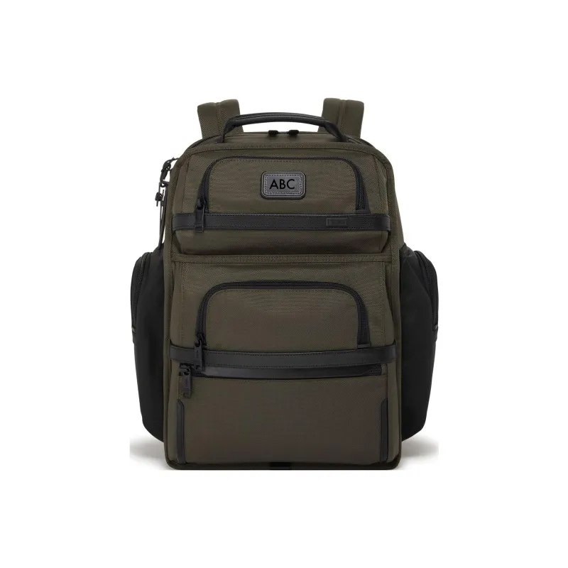 TUMI Alpha Nylon Backpack Large Size Men's Olive-0