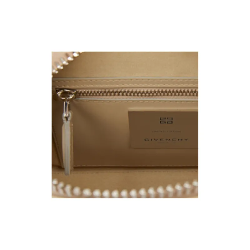 GIVENCHY Antigona Cow Leather Handbag Women's Beige/Candy Color-3