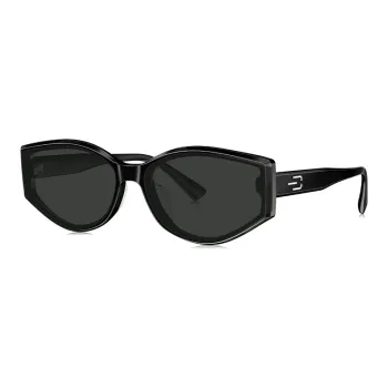 BOLON Plate Frame Irregular Shape Sunglasses Unisex