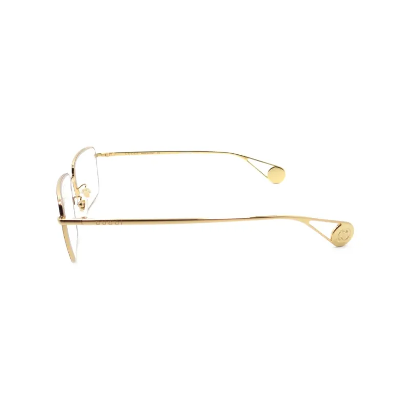 GUCCI Eyeglass Frames Unisex Gold-1
