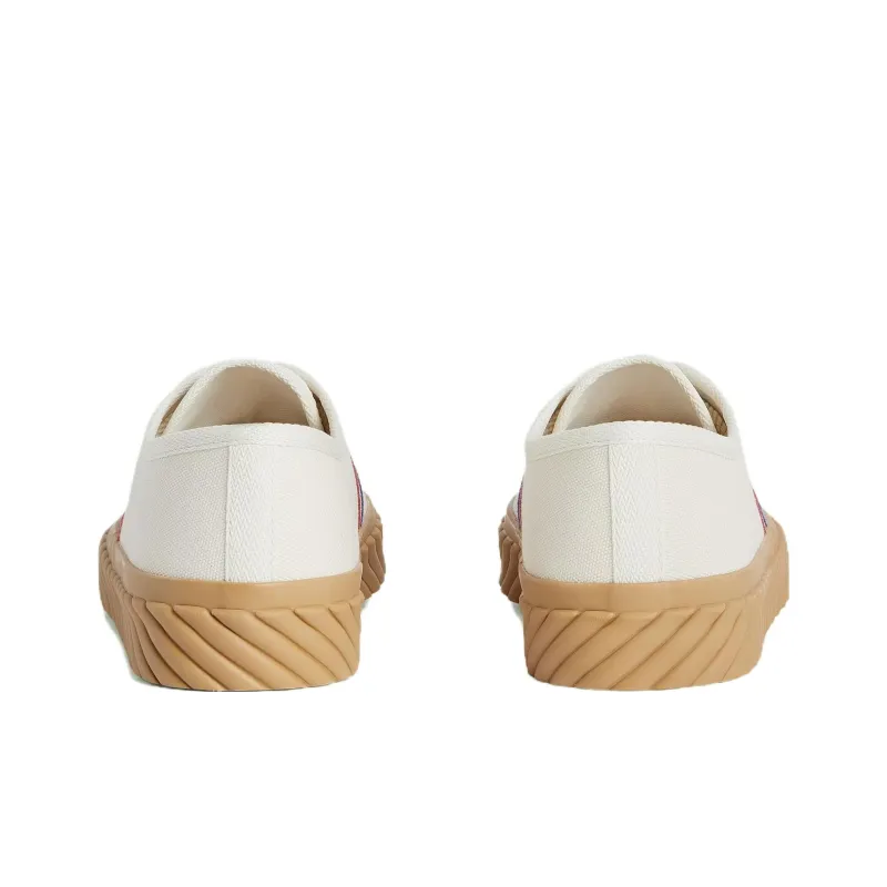 GUCCI Interlocking Low-Top Stylish Skateboarding Shoes Women's Beige-4