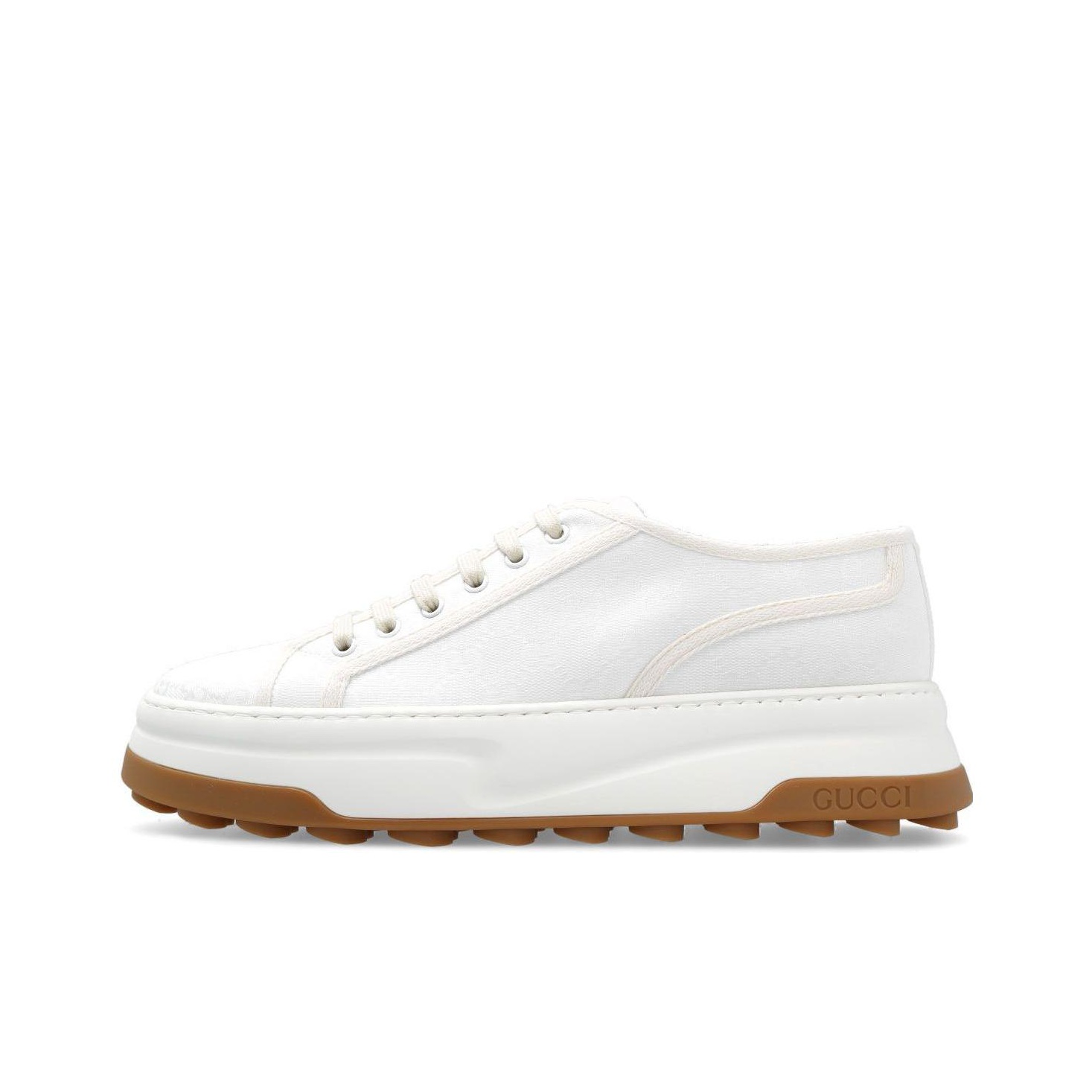 GUCCI Stylish Skateboarding Shoes Men's Ecru Shoe Box GUCCI Stylish Skateboarding Shoes Men's Ecru Shoe Box