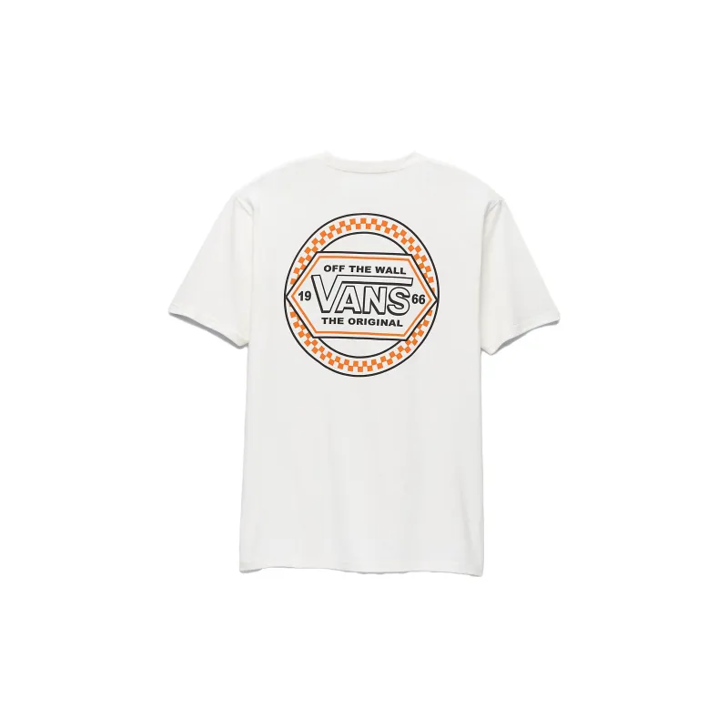 Vans CHECKER DROP V T-Shirts Unisex White-1