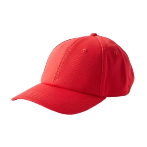 Moncler Cotton Baseball Caps Men's Red