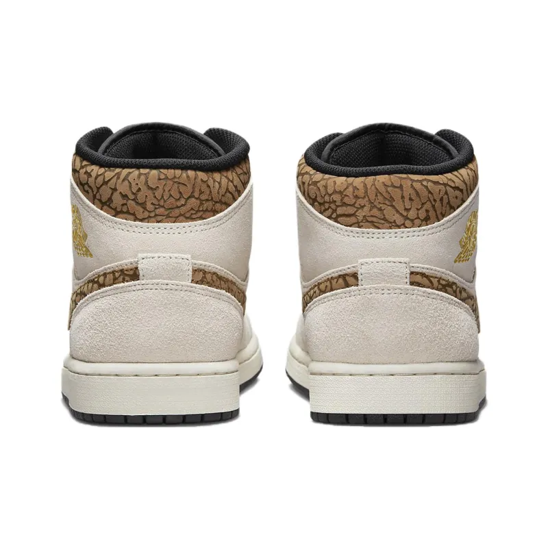 Air Jordan 1 Mid Se 'Brown Elephant'-3