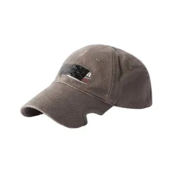 Balenciaga Cotton Baseball Caps Men's Brown