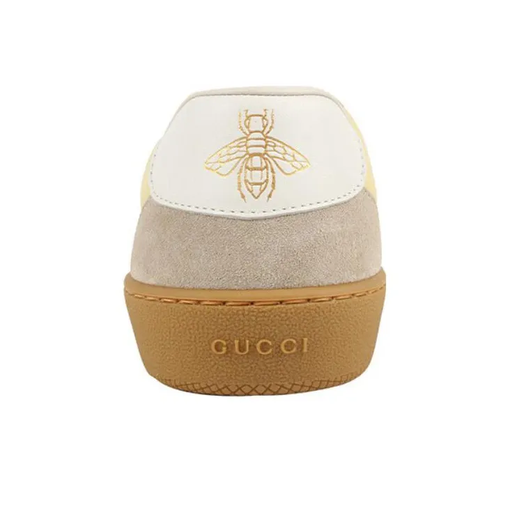 GUCCI G74 Web Low Top Stylish Skateboarding Shoes Men's Brown Green Shopping Bag-5