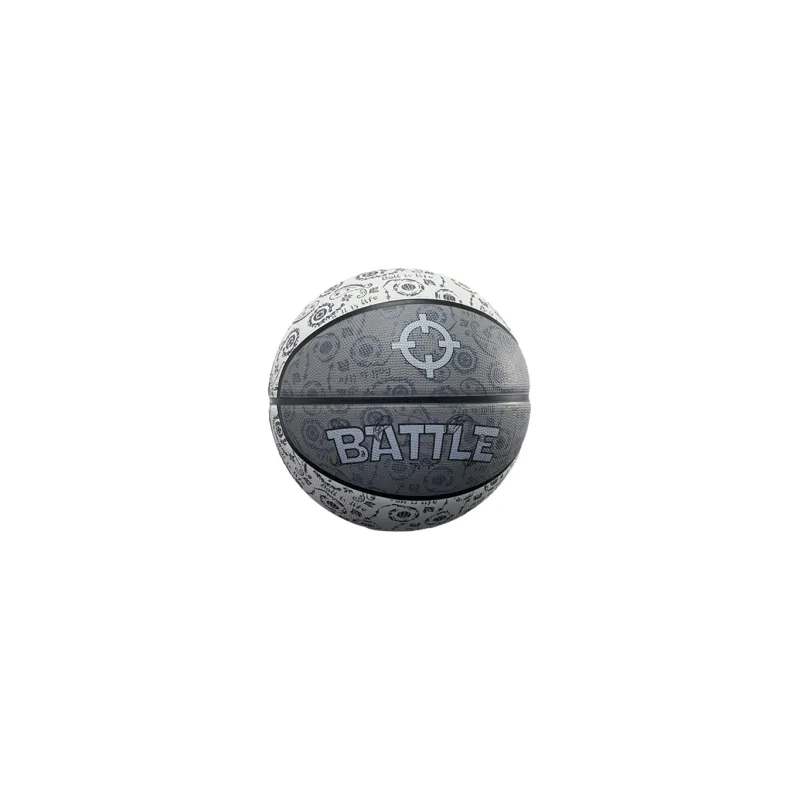 RIGORER Rubber Basketball Gray White Size 7 Training Unisex-1