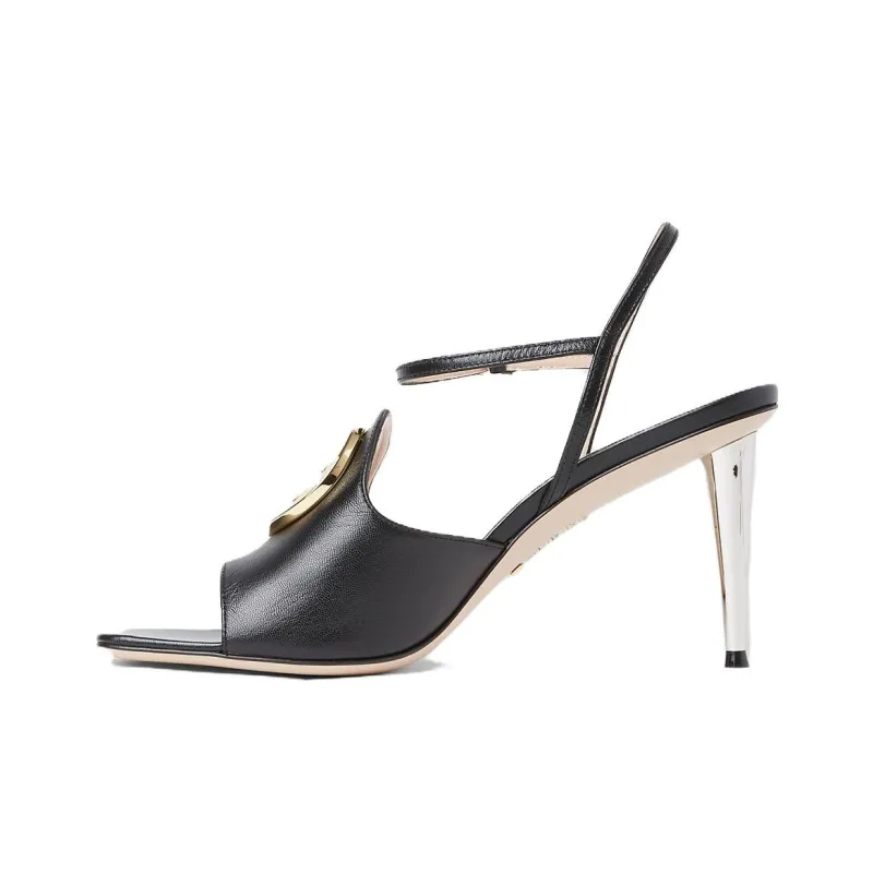 GUCCI Blondie Leather Sandals-0