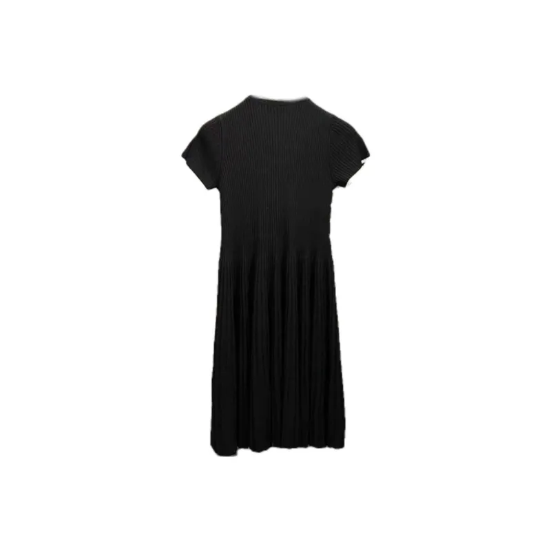 RED VALENTINO Short Sleeved Dresses Women's Black-1