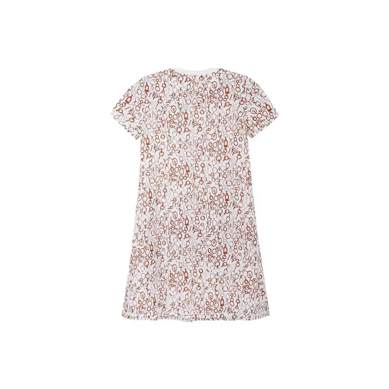 HERMES FW23 Short Sleeved Dresses Women's White-1