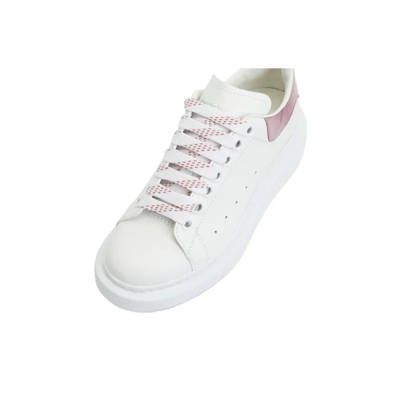 Alexander McQueen Oversized White Pink Croc Women's-1