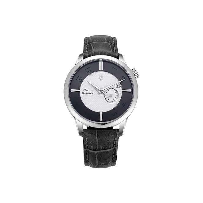 YOUNG STERNA Automatic Mechanical Movement Watch Men's Watches White Dial UN-1875-6