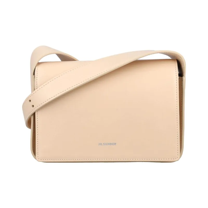 JIL SANDER Logo Printed Small Sling Shoulder Bag-1