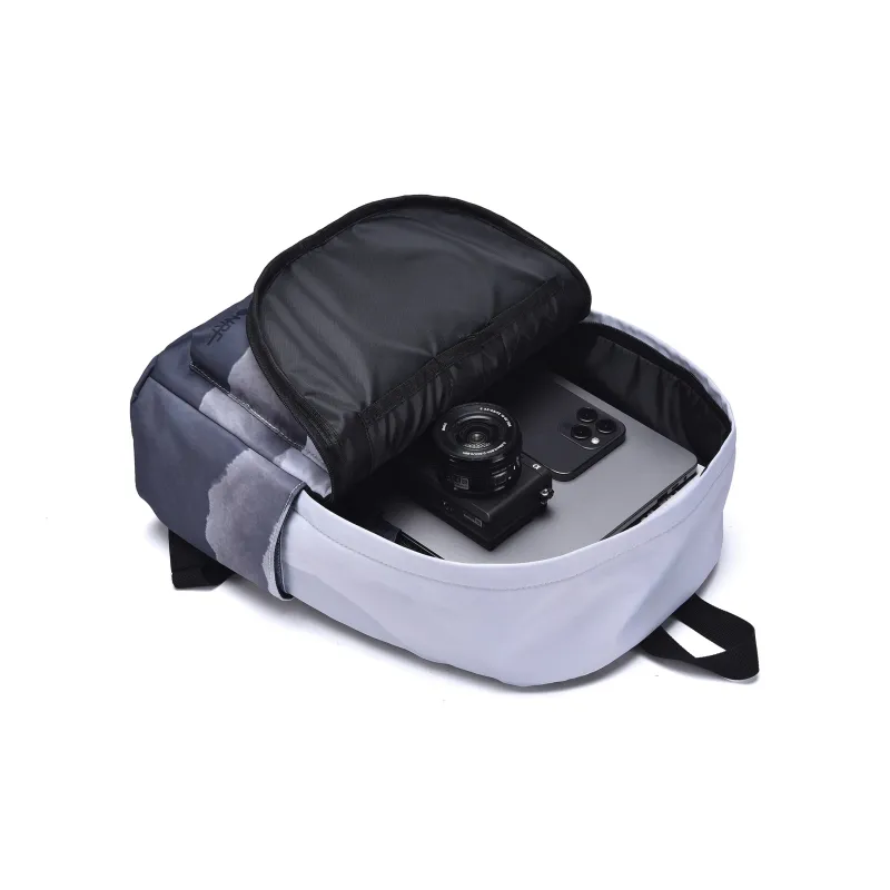 ONRF X SOUNDBYTE Collaboration Polyester Backpack Laptop Bags Unisex Gray-7