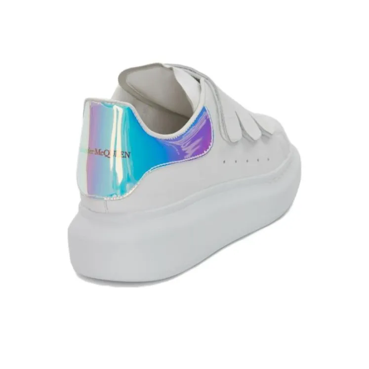 Alexander McQueen Oversized Sneaker 'White Iridescent' Women's-3