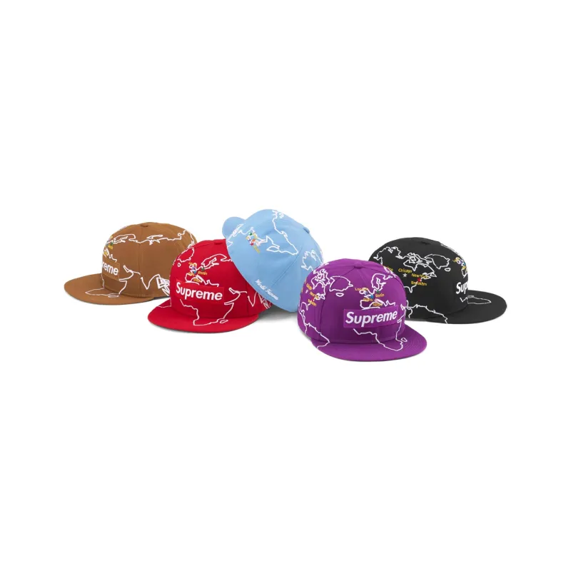 Supreme Worldwide Box Logo New Era Hat-3
